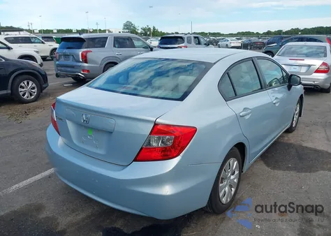 2012 Honda Civic Lx from USA, damaged, VIN 2HGFB2F54CH586139